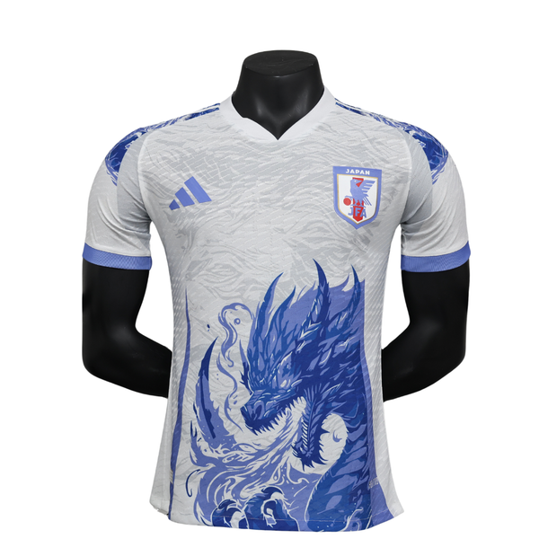 Camisa do Japão Edição Especial Dragão Azul - Versão Jogador Adidas Branco