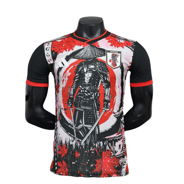 Camisa do Japão Edição Especial 2025 - Versão Jogador Preto Vermelho Samurai