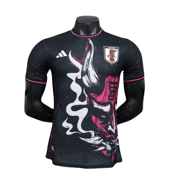 Camisa do Japão Edição Especial 2025 - Versão Jogador Preto Rosa Adidas
