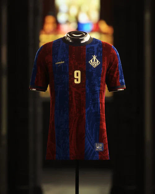 Camisa El Pistolero Suarez Barcelona 24/25 - ''Legends Of Barcelona'' Masculino Torcedor Grená