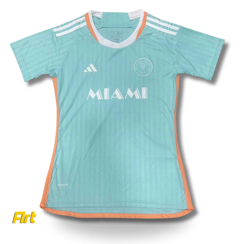 Camisa Inter Miami III Feminina 2024/25 Adidas Verde