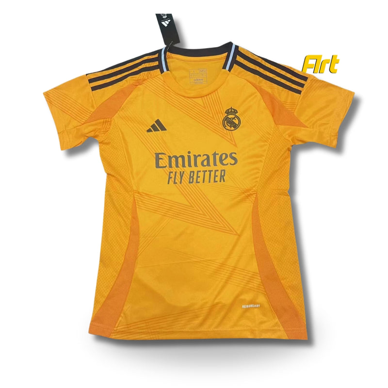 Camisa Real Madrid II Feminina 2024/25 Adidas Laranja