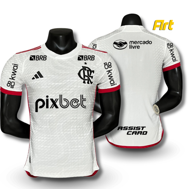 Camisa Flamengo II 24/25 Adidas - Versão Jogador Branco