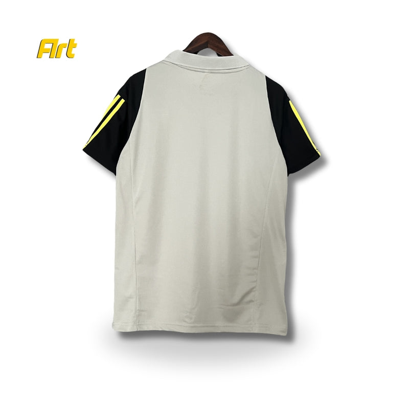 Camisa Flamengo Treino 2024/25 Gola Polo - Cinza