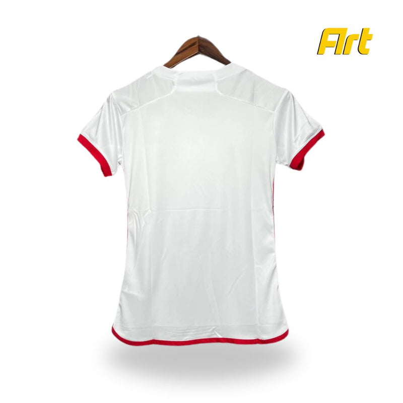 Camisa Flamengo II Away Feminina Adidas 24/25 - Versão Torcedor Branco