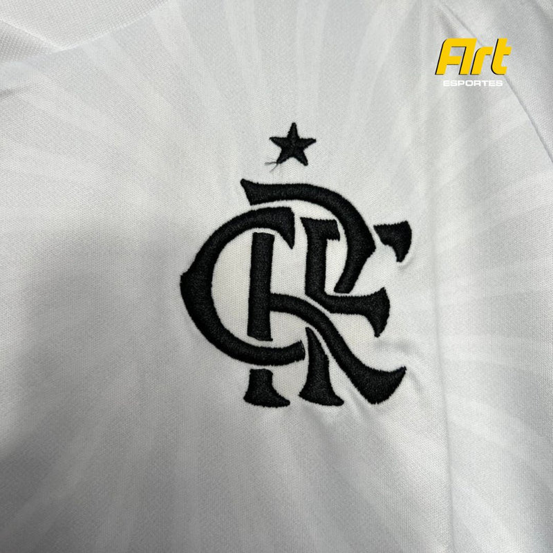 Camisa Flamengo II Away Feminina Adidas 24/25 - Versão Torcedor Branco