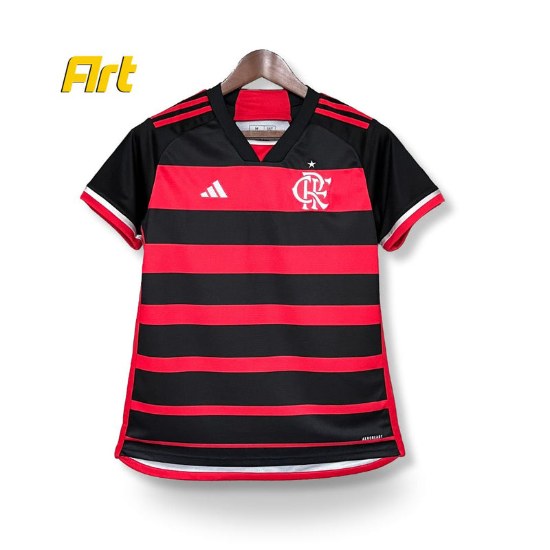 Camisa Flamengo I Home Feminina Adidas 24/25 - Versão Torcedor