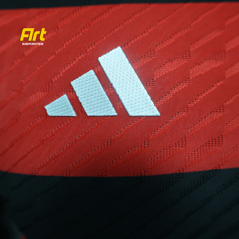 Camisa Flamengo I 24/25 Adidas - Versão Jogador Vermelho e Preto