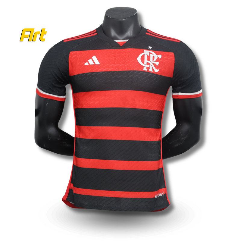 Camisa Flamengo I 24/25 Adidas - Versão Jogador Vermelho e Preto