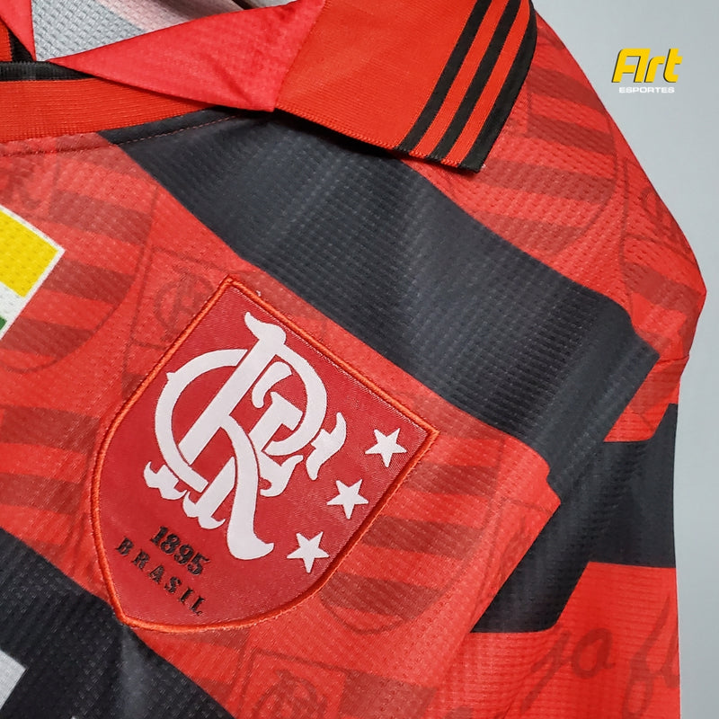 Camisa Flamengo I Retrô Umbro 1995 Preto