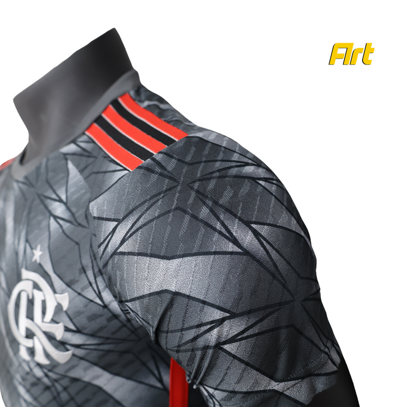 Camisa Flamengo III 24/25 Adidas - Versão Jogador Cinza