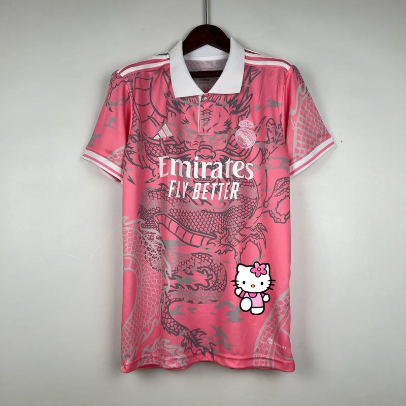 Camisa Real Madrid Hello Kitty 24/25 s/n° Torcedor Adidas - Rosa