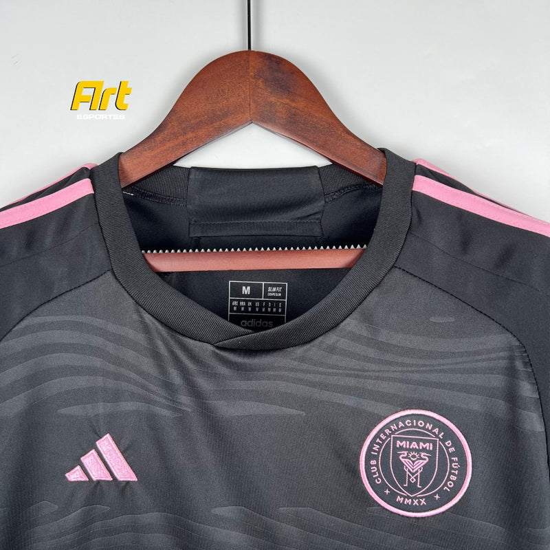 Camisa Inter Miami II 23/2024 Feminina Adidas Versão Torcedor Preto