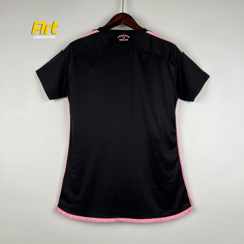 Camisa Inter Miami II 23/2024 Feminina Adidas Versão Torcedor Preto