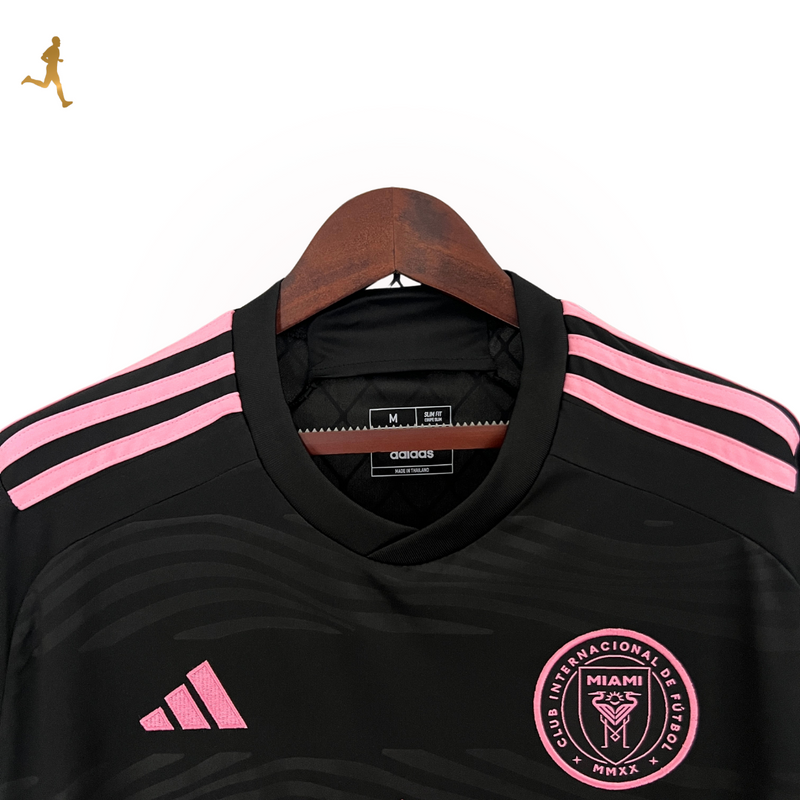 Camisa Inter Miami II 24/2025 Adidas Versão Torcedor Preto Rosa - Messi