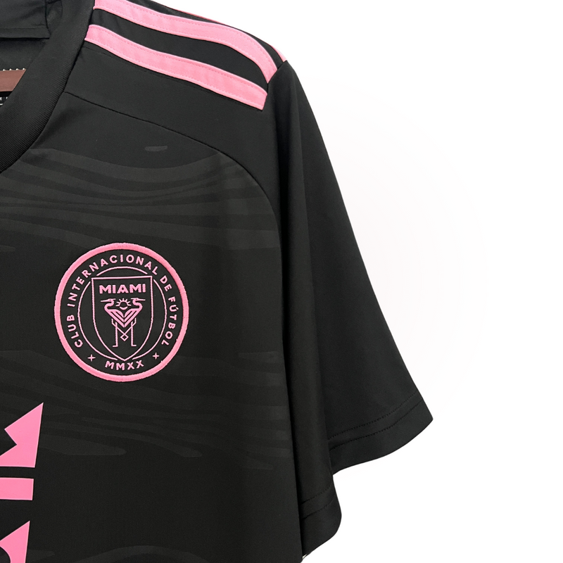 Camisa Inter Miami II 24/2025 Adidas Versão Torcedor Preto Rosa - Messi