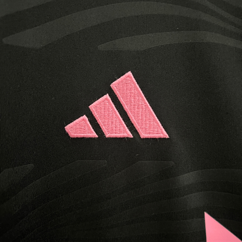 Camisa Inter Miami II 24/2025 Adidas Versão Torcedor Preto Rosa - Messi