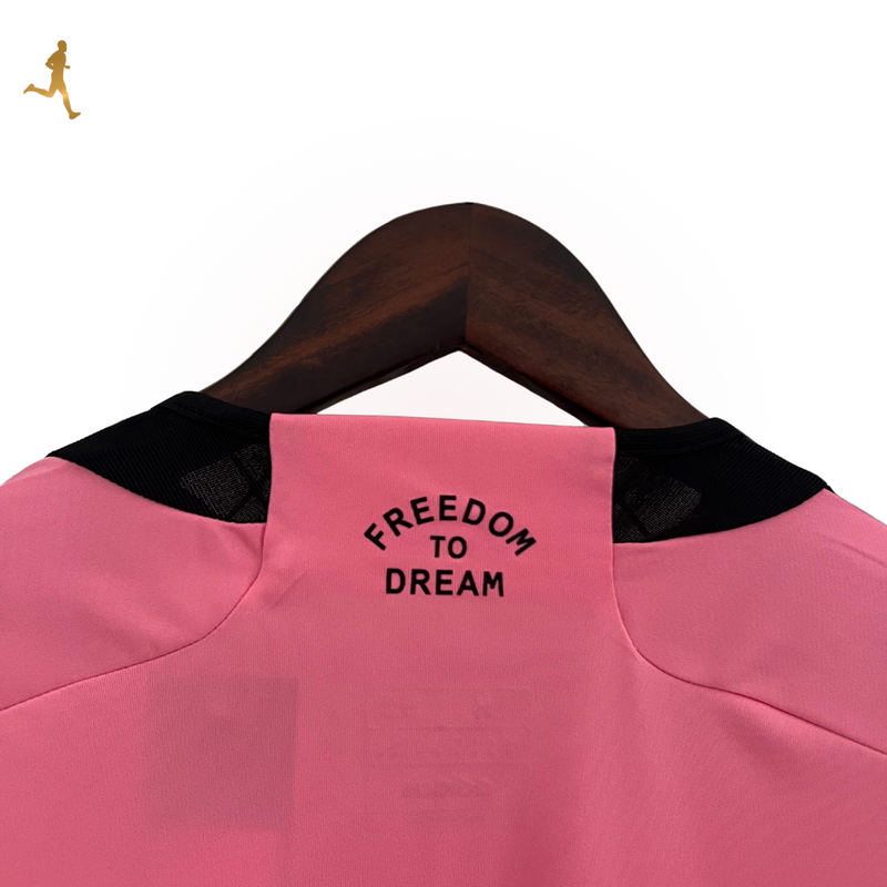 Camisa Inter Miami I 24/2025 Adidas Versão Torcedor Rosa Preto - Messi