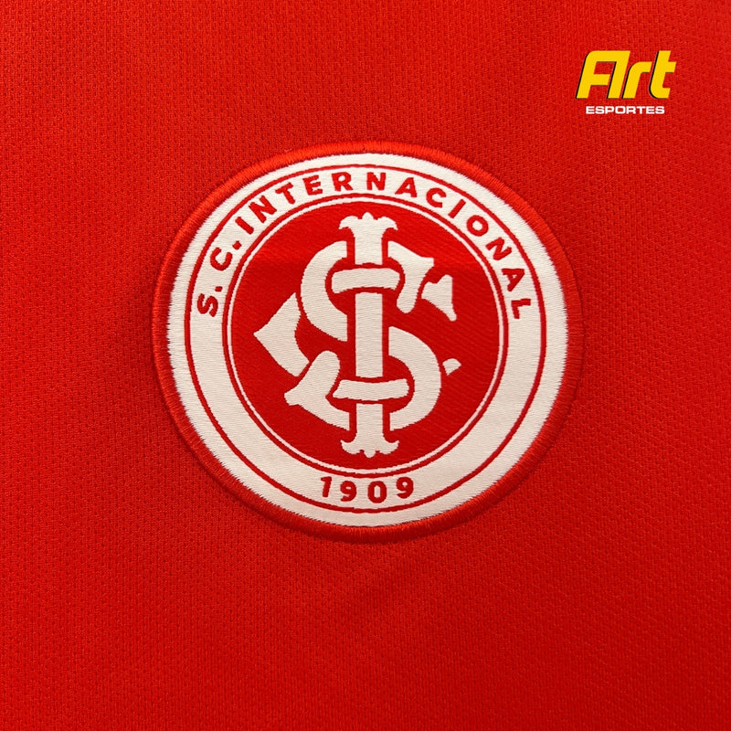 Camisa Internacional I 2024/25 s/n Torcedor Adidas Masculino - Vermelho e Branco