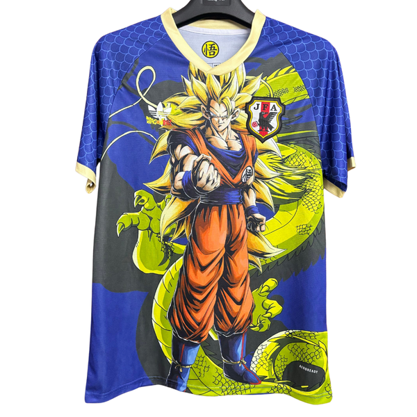 Camisa Japão Especial Goku Sayajin Dragon Ball 24/25 Adidas - Versão Torcedor Azul