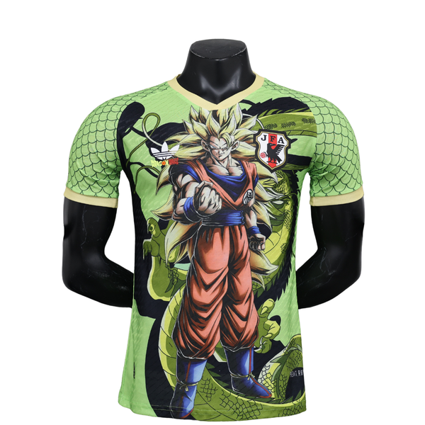 Camisa do Japão Edição Especial Dragon Ball Z 2025 - Versão Jogador Verde