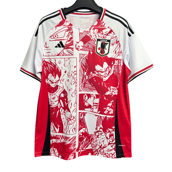 Camisa Japão Edição Vegeta Dragon Ball - Torcedor 24/25 Adidas