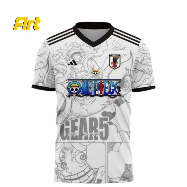 Camisa Japão Edição One Piece 24/25 - Torcedor Masculina - Branco
