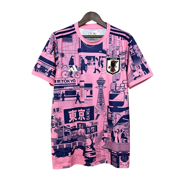 Camisa Japão Edição Especial Tokyo 24/25 Torcedor Masculina - Rosa Preto