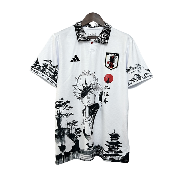 Camisa Japão Anime Satoru Gojo 24/25 - Torcedor Masculina - Branco