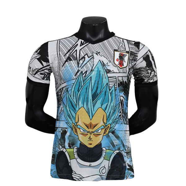 Camisa do Japão Edição Especial Dragon Ball 2025 - Versão Jogador Goku Vegeta