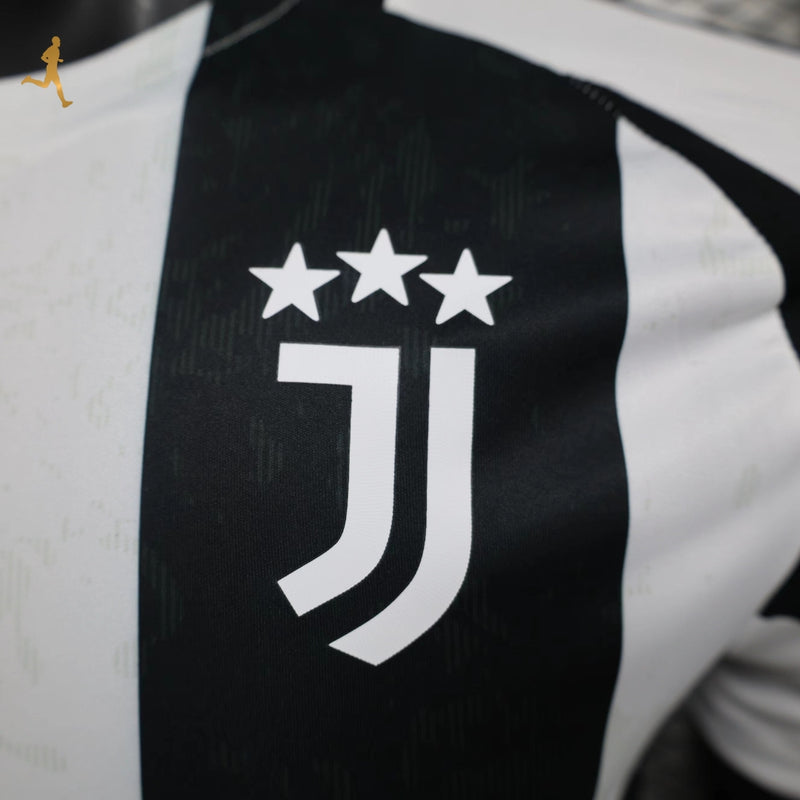 camisa-juventus-titular-I-home-cráteras-da-lua-branco-preto-gola-24-25-adidas-costas-frente-versão-jogador-silk-silkado-emborrachado