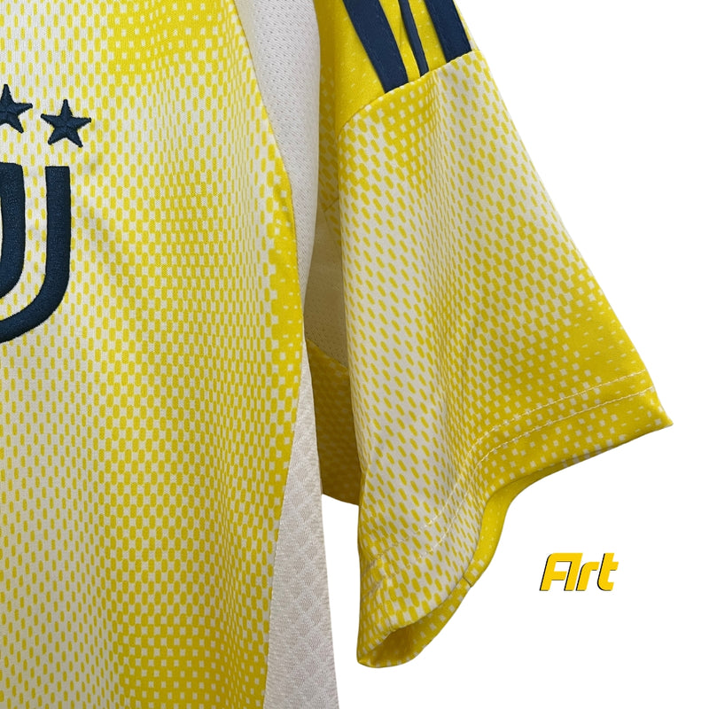 Camisa Juventus II Away 24/25  Versão Torcedor Amarelo