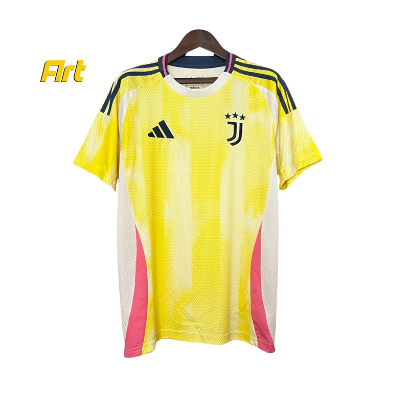 Camisa Juventus II Away 24/25  Versão Torcedor Amarelo