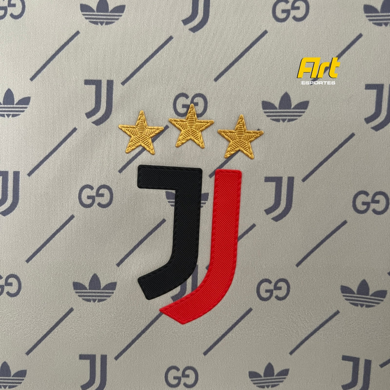 Camisa Juventus Concept 24/25 Versão Torcedor Gucci Adidas