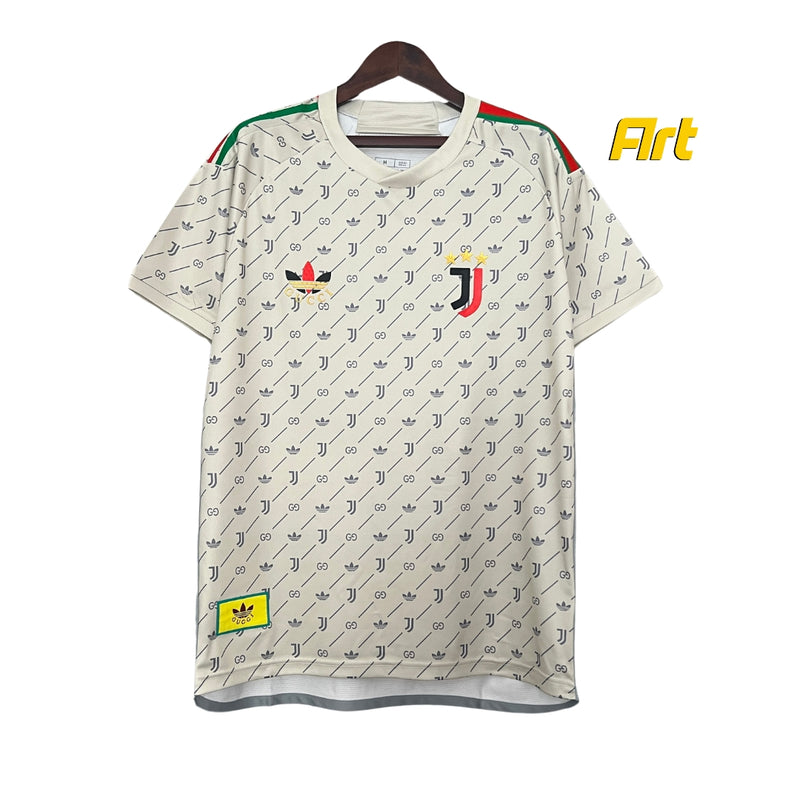 Camisa Juventus Concept 24/25 Versão Torcedor Gucci Adidas