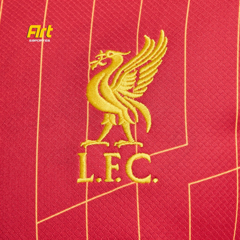 Camisa Liverpool Home 24/25 Torcedor Nike Masculino - Vermelho