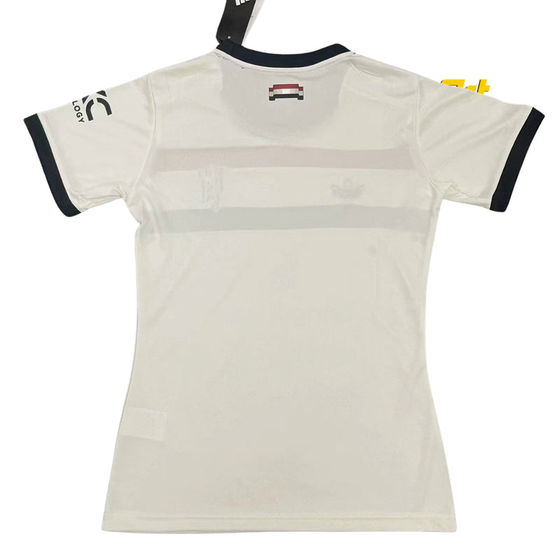 Camisa Manchester United III Feminina 2024/25 Adidas Branco