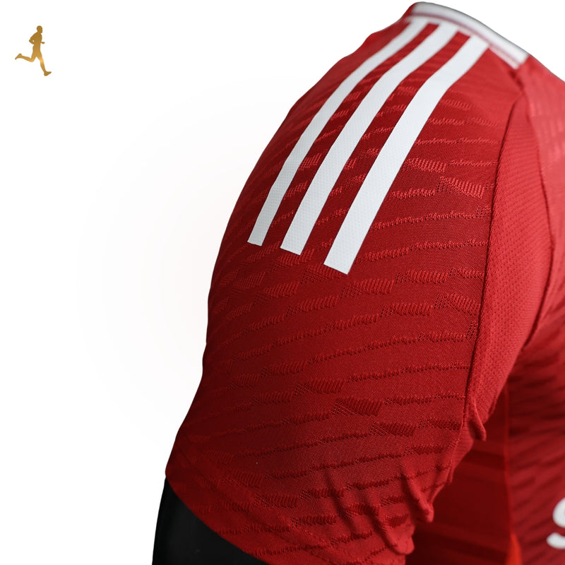 Camisa Manchester United I Home 24/25 Snapdragon Versão Jogador Camisa de Time Vermelho Branco - Adidas