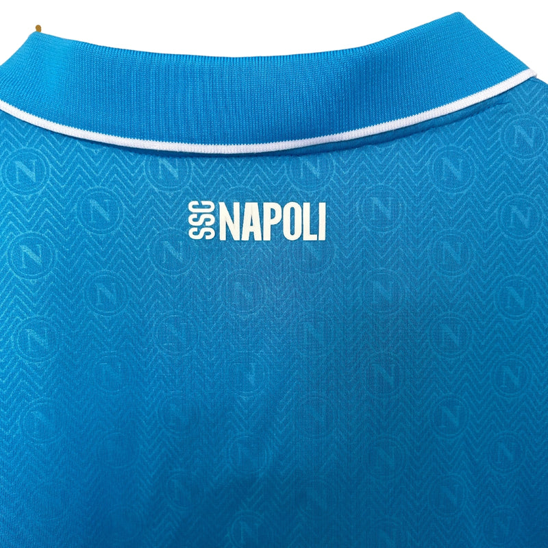 Camisa Napoli I Titular 24/25 Versão Torcedor Azul Home EA7