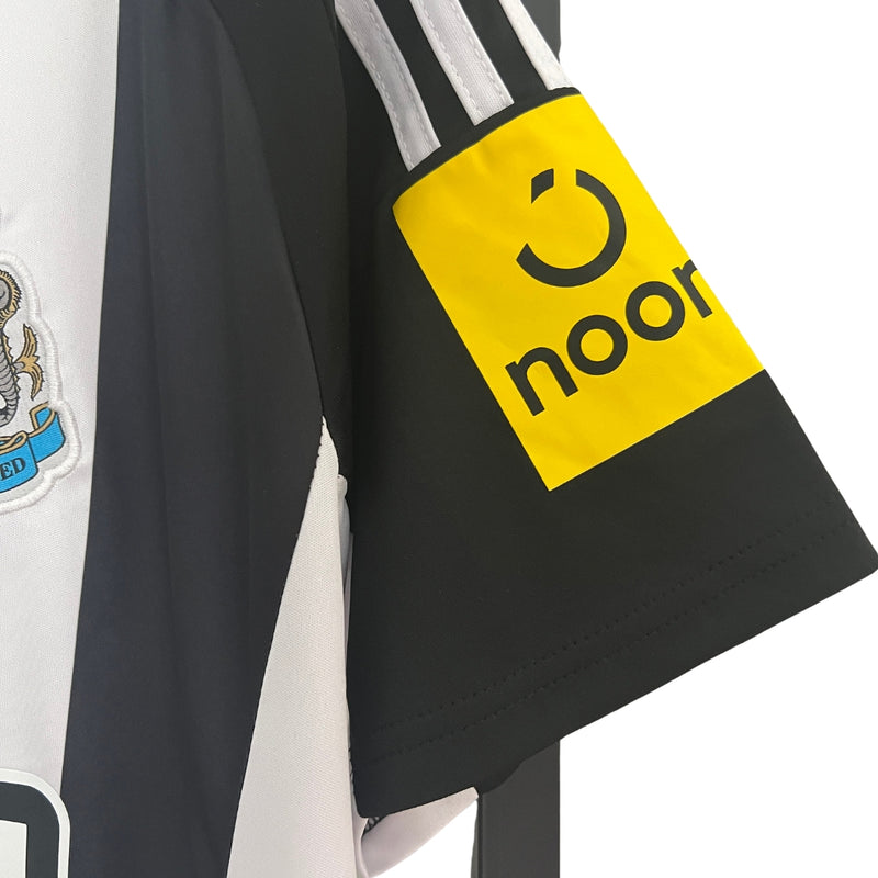 Camisa Newcastle United I 24-25 - Versão Torcedor Preto e Branco