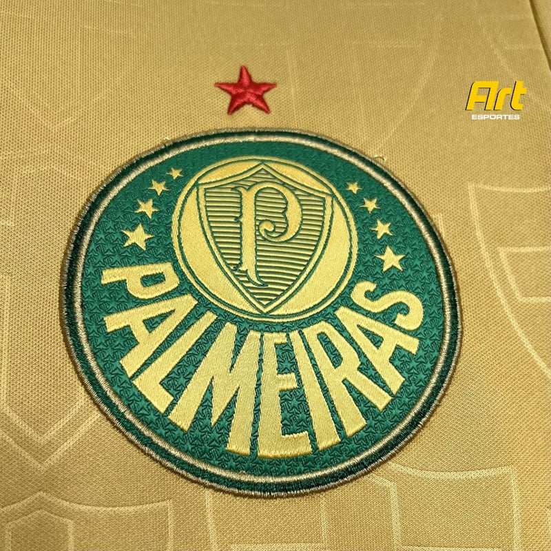 Camisa Palmeiras III Third Masculina 24/25 - Versão Torcedor Dourado