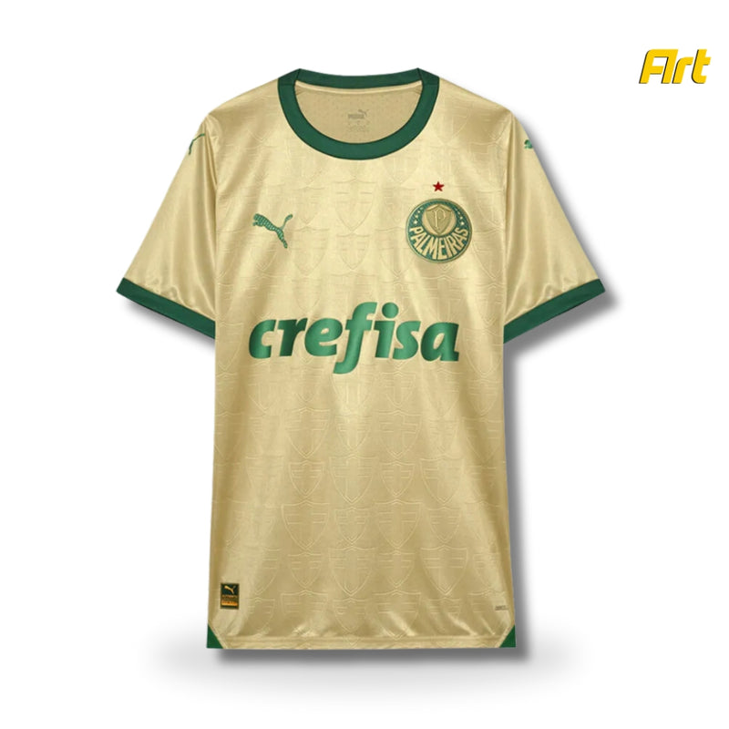 Camisa Palmeiras III Third Masculina 24/25 - Versão Torcedor Dourado