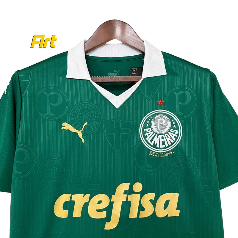 Camisa Palmeiras I Home Masculina 24/25 - Versão Torcedor Verde