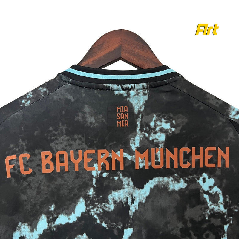 Camisa Bayern de Munique Away 24/25 s/n° Torcedor Masculino - Preta