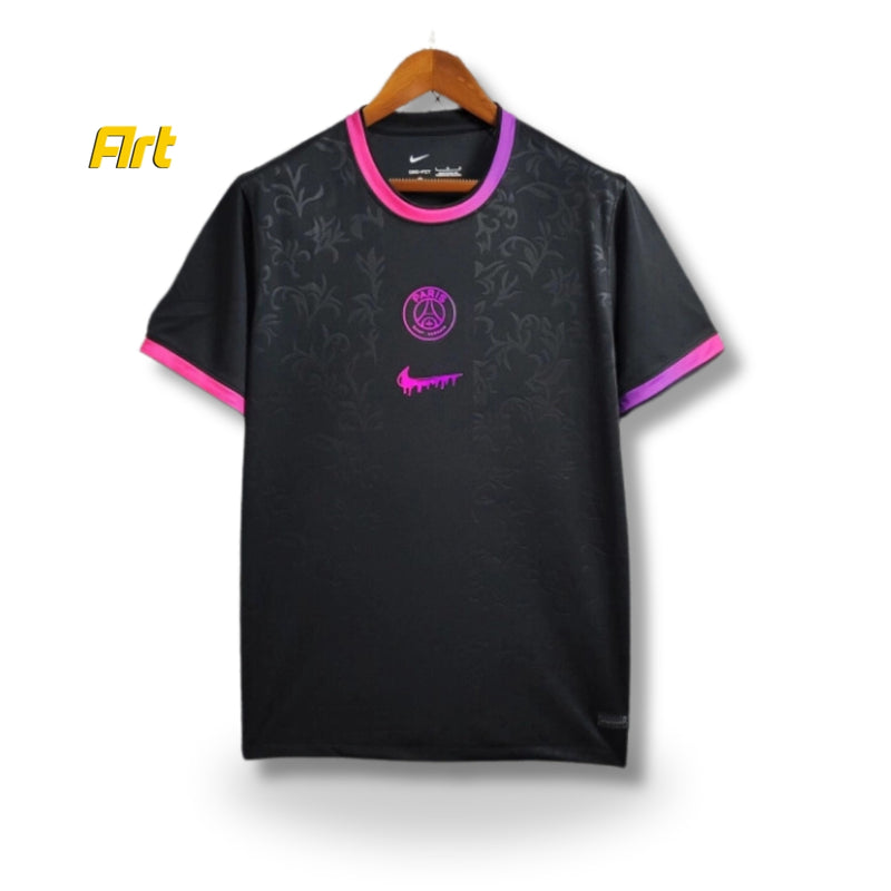 Camisa Paris Saint Germain PSG 24/25 Concept - Versão Torcedor Preto