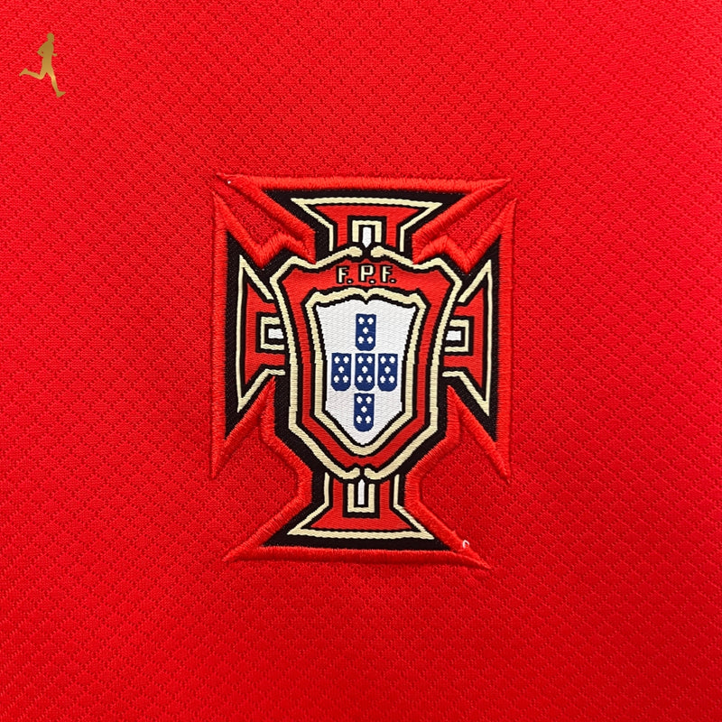 Camisa Portugal I Titular 24/25 - Vermelho Preto Verde - Versão Torcedor