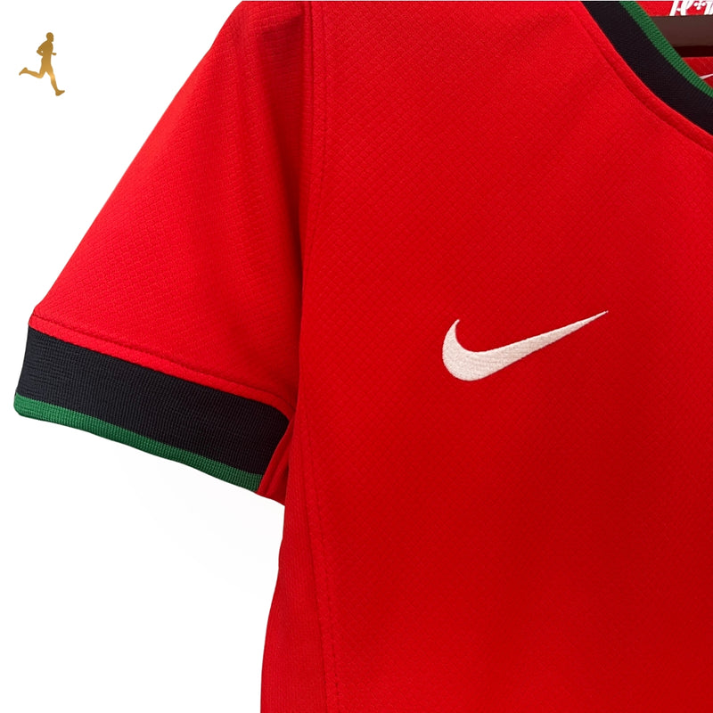 Camisa Portugal I Titular 24/25 - Vermelho Preto Verde - Versão Torcedor