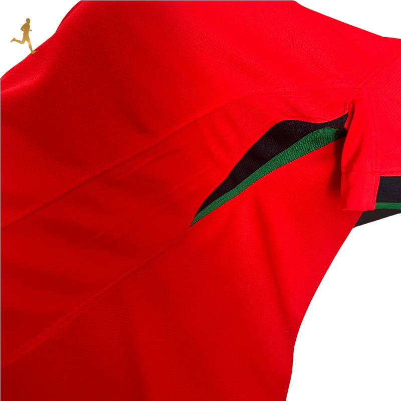 Camisa Portugal I Titular 24/25 - Vermelho Preto Verde - Versão Torcedor