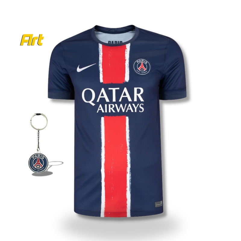 Camisa Paris Saint Germain PSG I 24/25 Home - Versão Torcedor Azul Vermelho Branco - Hechter Píncel Nike