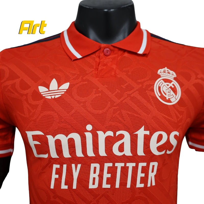 Camisa Real Madrid 24/25 Concept - Versão Jogador Vermelho